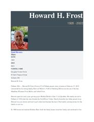 Howard Frost